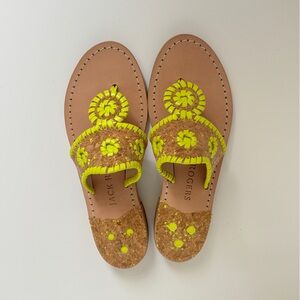 Jack Rogers Women's Bright Yellow Sandals